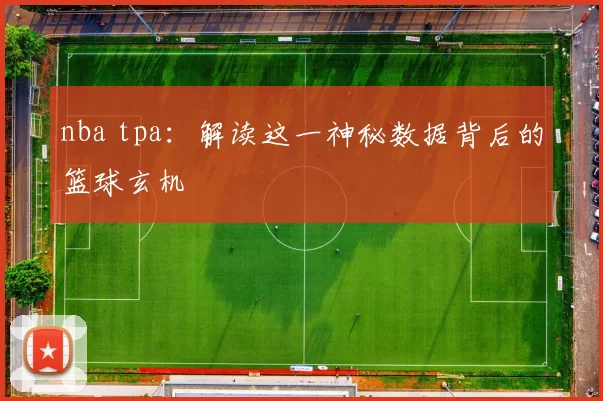nba tpa：解读这一神秘数据背后的篮球玄机
